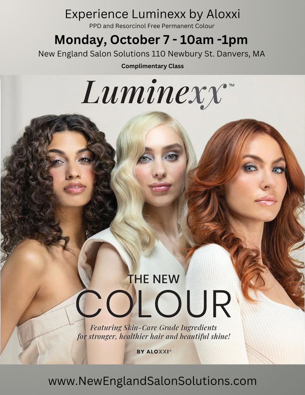 Experience Luminexx by Aloxxi Complimentary Class