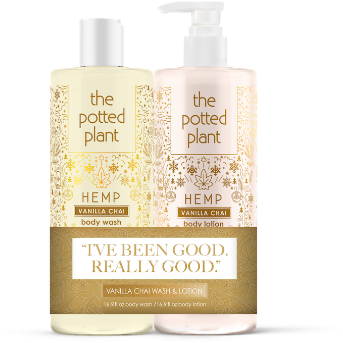Potted Plant Holiday Duo Lotion + Body Wash Duo - Vanilla Chai