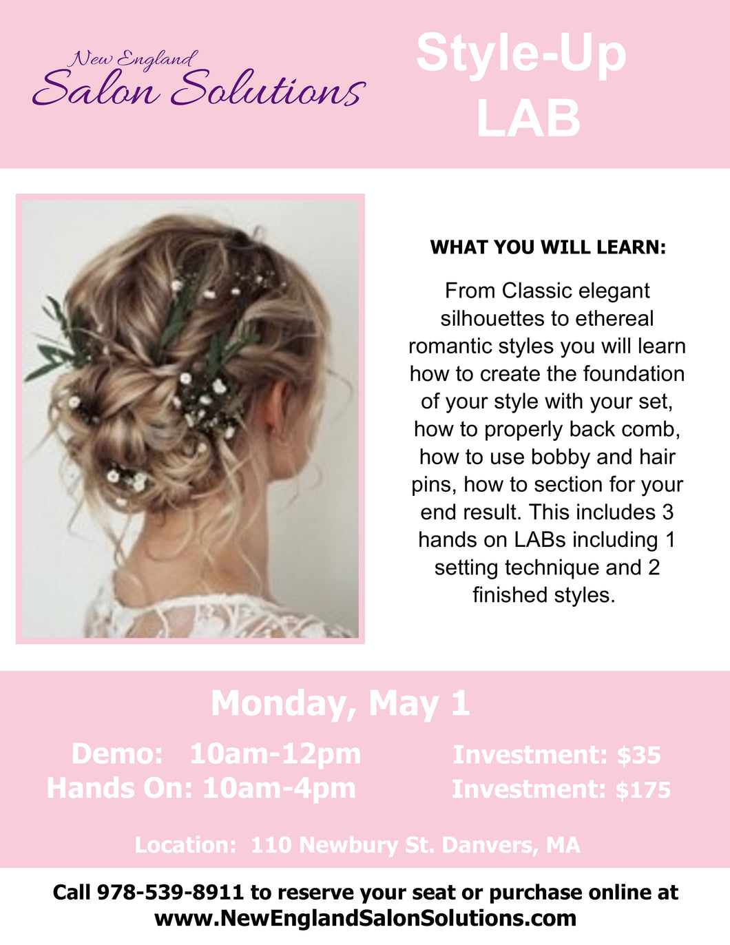 Up Style Lab Demo or Hands On MAY 1